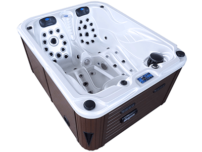 Outdoor Whirlpools wie der GP-730 für insgesamt 3 Personen.
